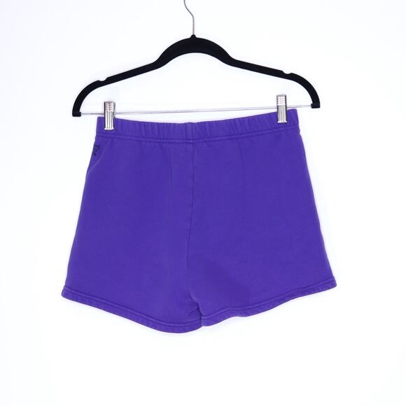 TNA Cozy Sweatfleece Perfect High Rise Sweatshorts Electric Violet Women's S - Picture 6 of 9
